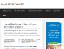 Tablet Screenshot of makemoneyonline.com.ng